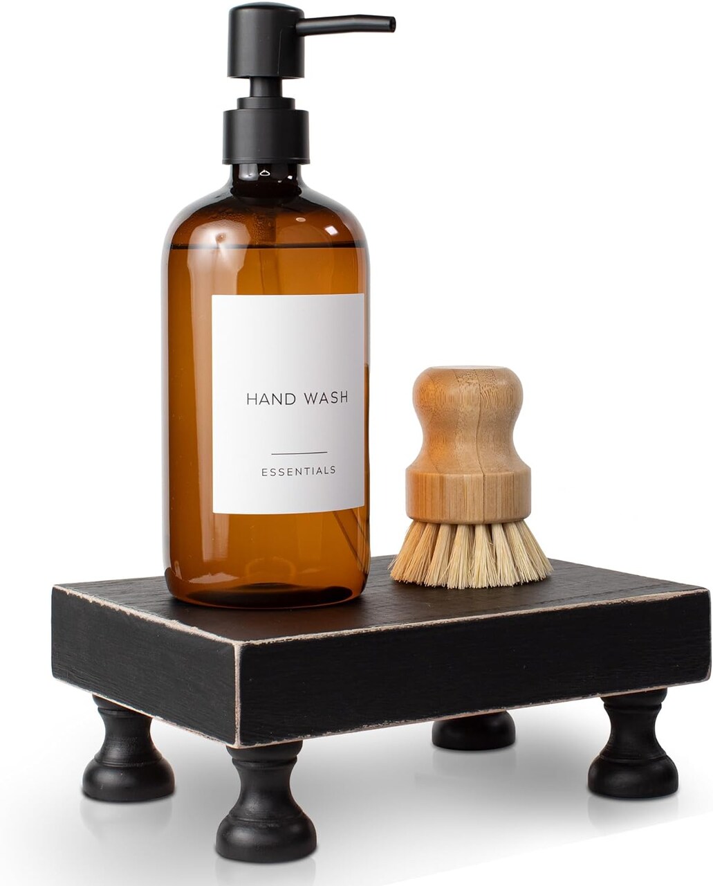 Farmhouse Charm: Decorative Wood Riser for Kitchen or Bathroom Decor